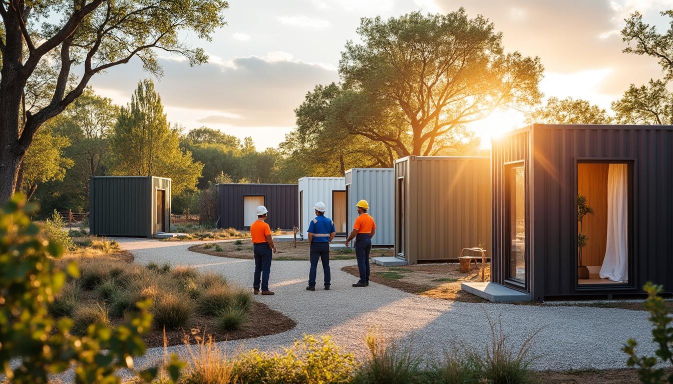 Illustration: Les matériaux et personnalisations pour un abri conteneurs adapté