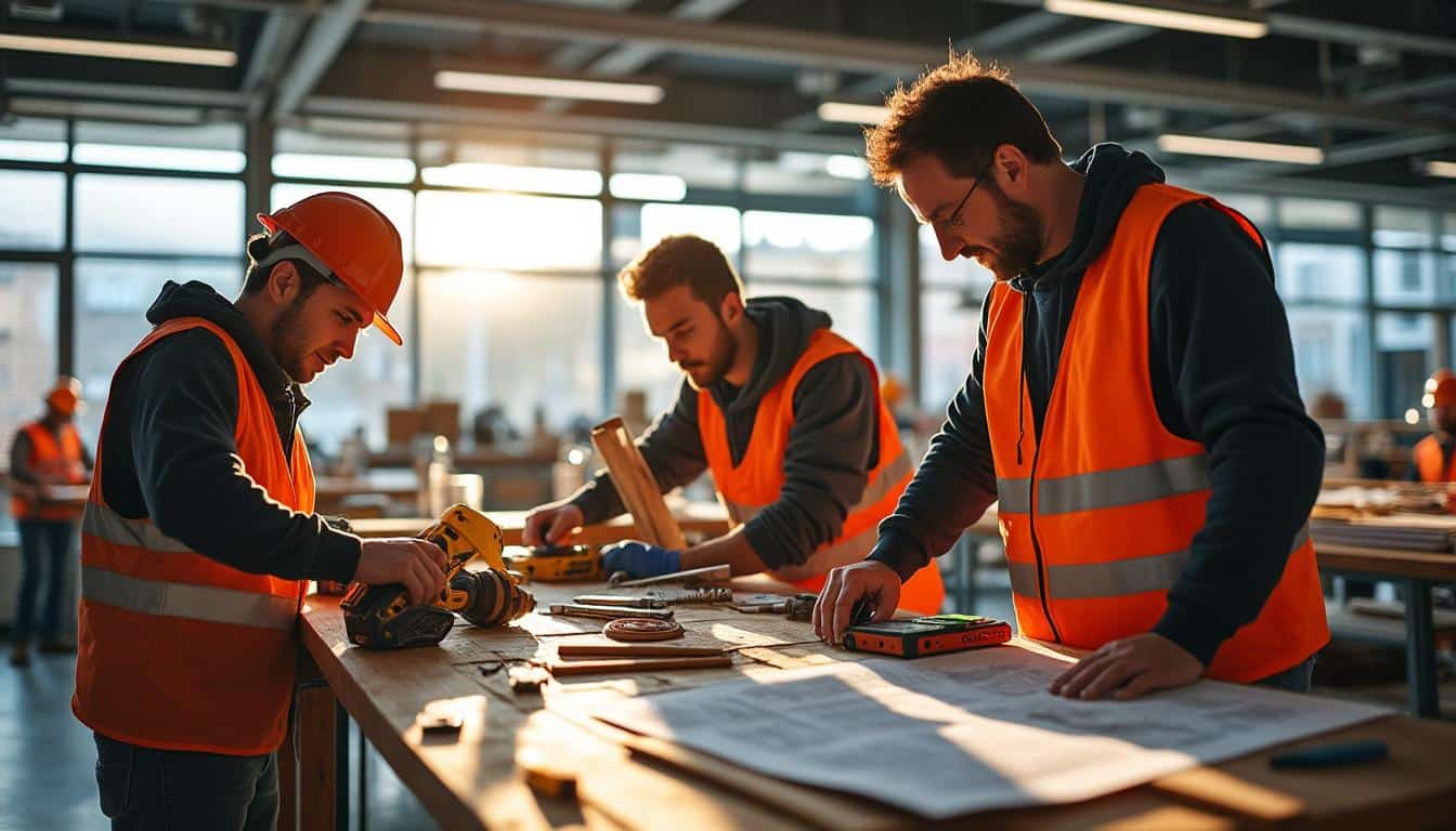 Illustration: Comprendre le rôle du BTP CFA de Rueil-Malmaison rue du Marquis de Coriolis dans la formation aux métiers du bâtiment