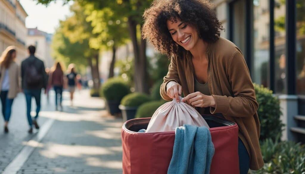 Borne Emmaüs : comment donner facilement vêtements et objets solidaires