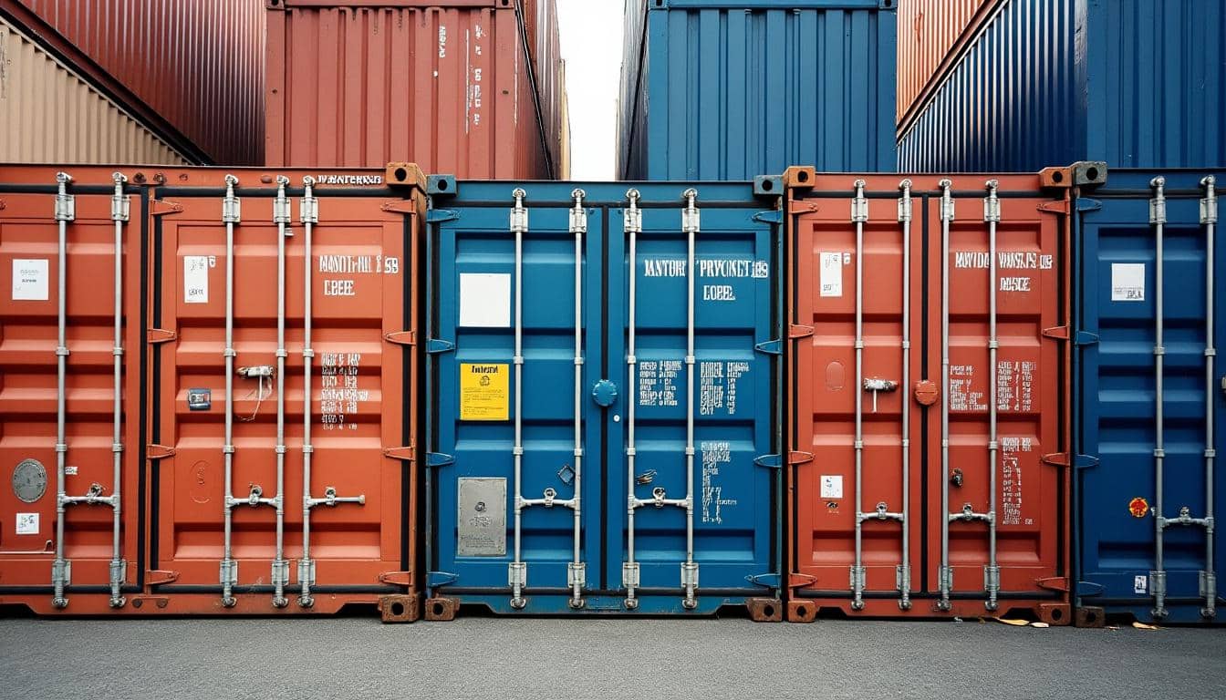 Français dimension du container : guide complet des tailles standards