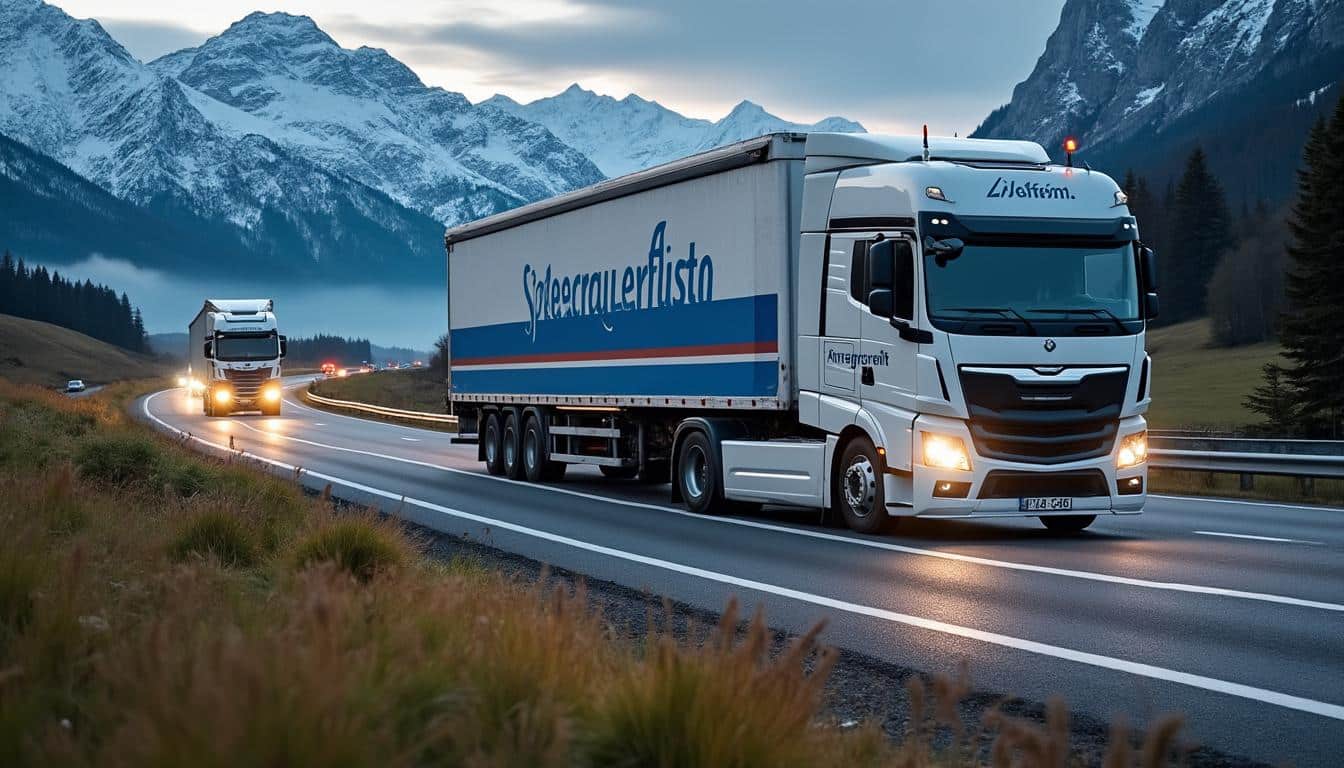 Illustration: Pourquoi le transport routier en Suisse est un pilier logistique incontournable