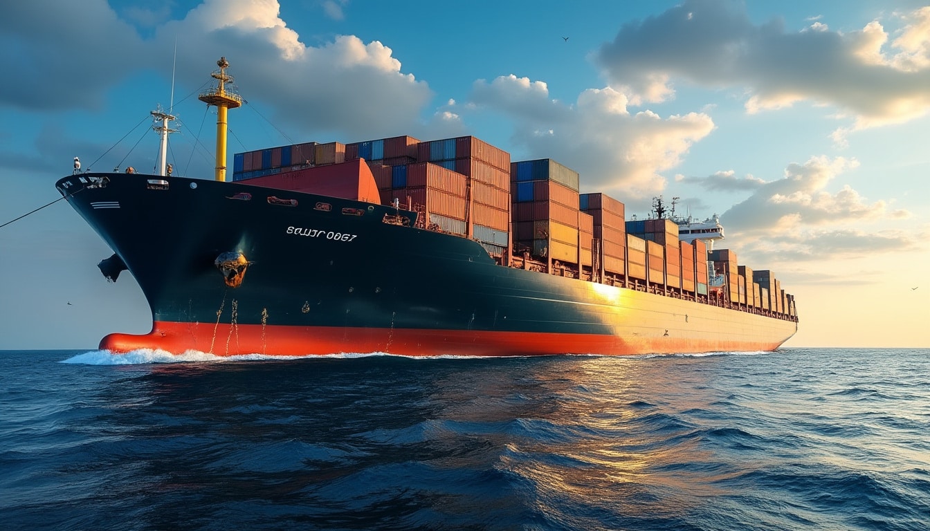 Le plus gros porte conteneur du monde : géant des mers et innovations