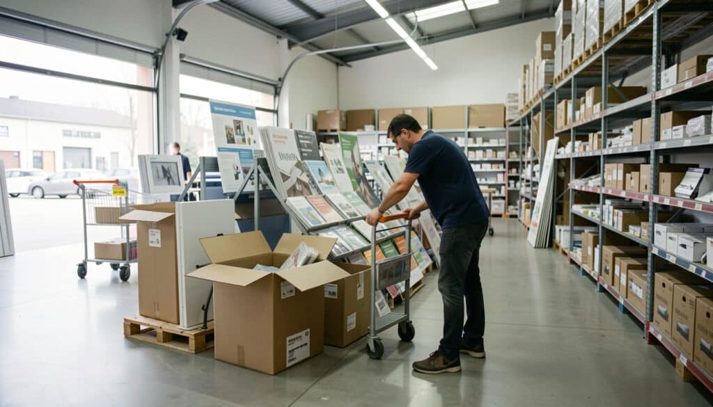 La logistique de la PLV en point de vente